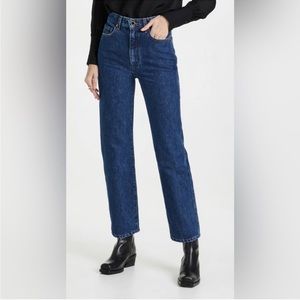 Khaite Abigail high-rise straight-leg jean